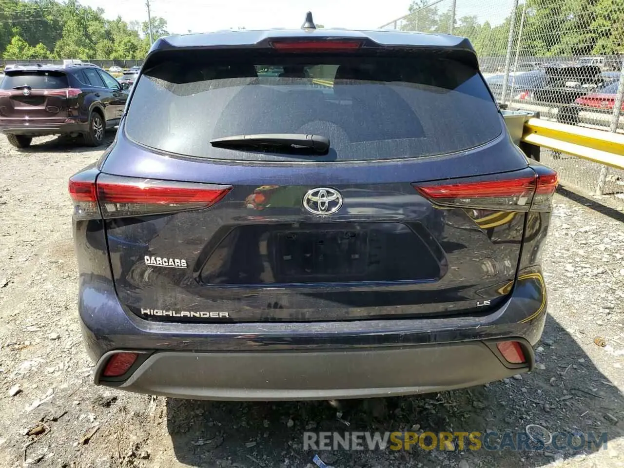 6 fotografías del automóvil dañado 5TDKDRAH8PS503756 TOYOTA HIGHLANDER 2023