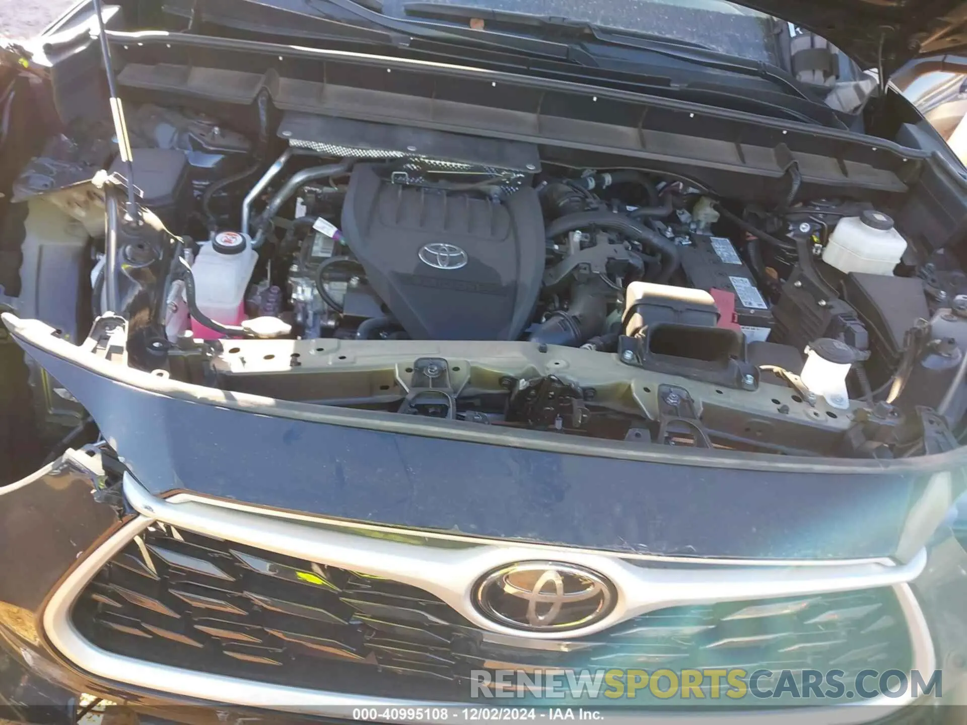 10 fotografías del automóvil dañado 5TDKDRAH8PS521089 TOYOTA HIGHLANDER 2023