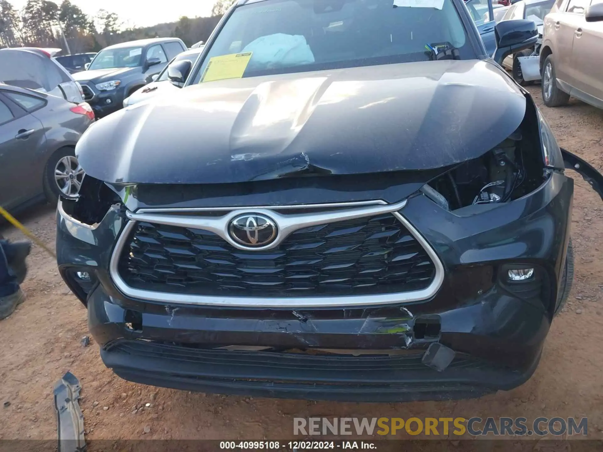 6 fotografías del automóvil dañado 5TDKDRAH8PS521089 TOYOTA HIGHLANDER 2023