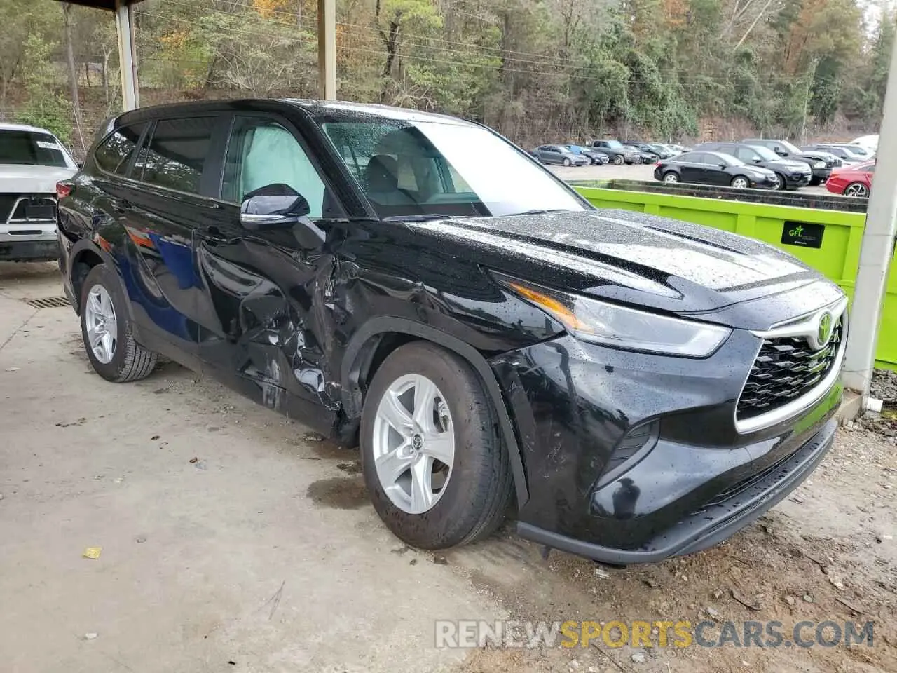 4 fotografías del automóvil dañado 5TDKDRAH8PS527250 TOYOTA HIGHLANDER 2023