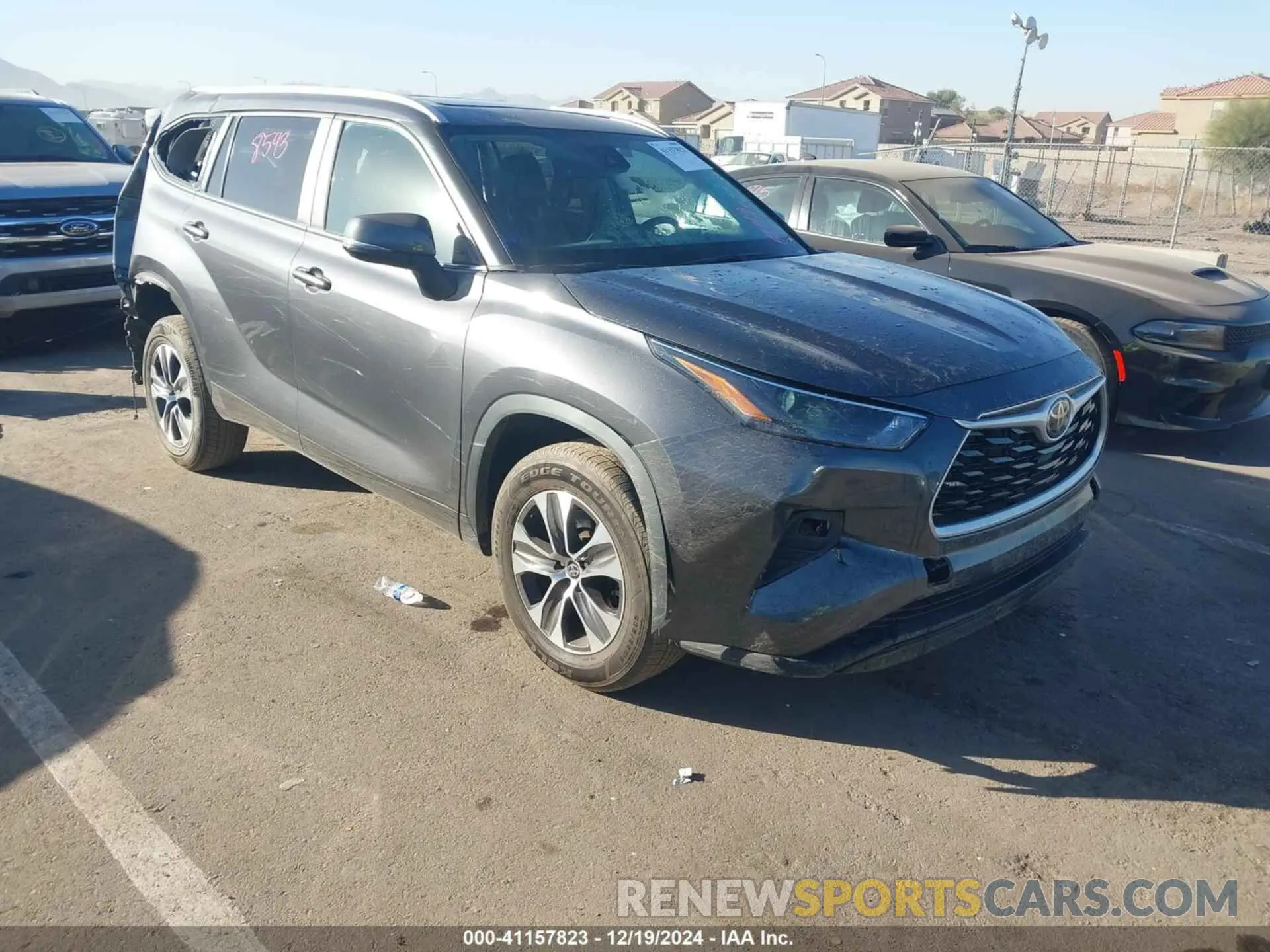 1 fotografías del automóvil dañado 5TDKDRAH9PS000091 TOYOTA HIGHLANDER 2023