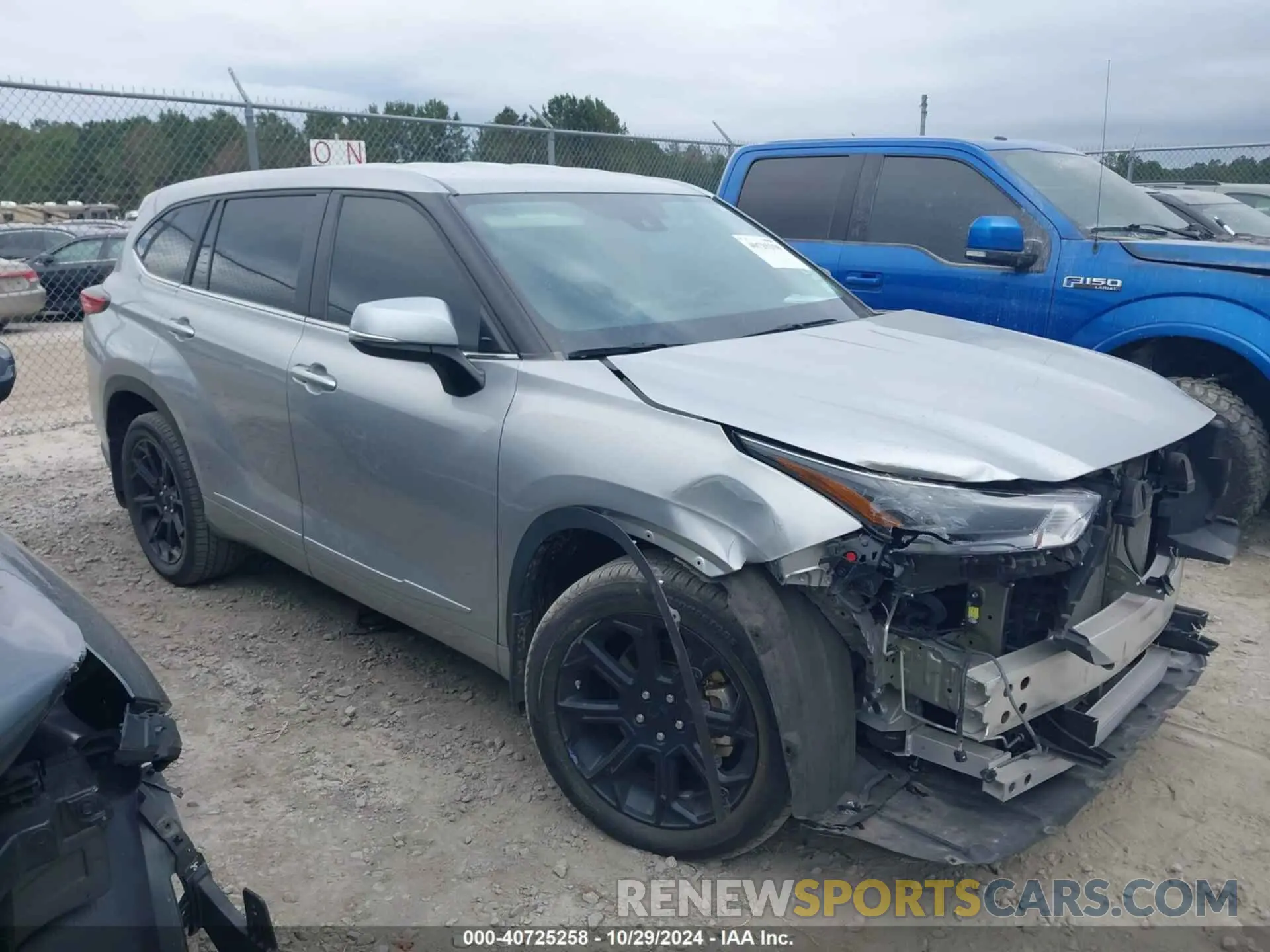 1 fotografías del automóvil dañado 5TDKDRAH9PS023273 TOYOTA HIGHLANDER 2023