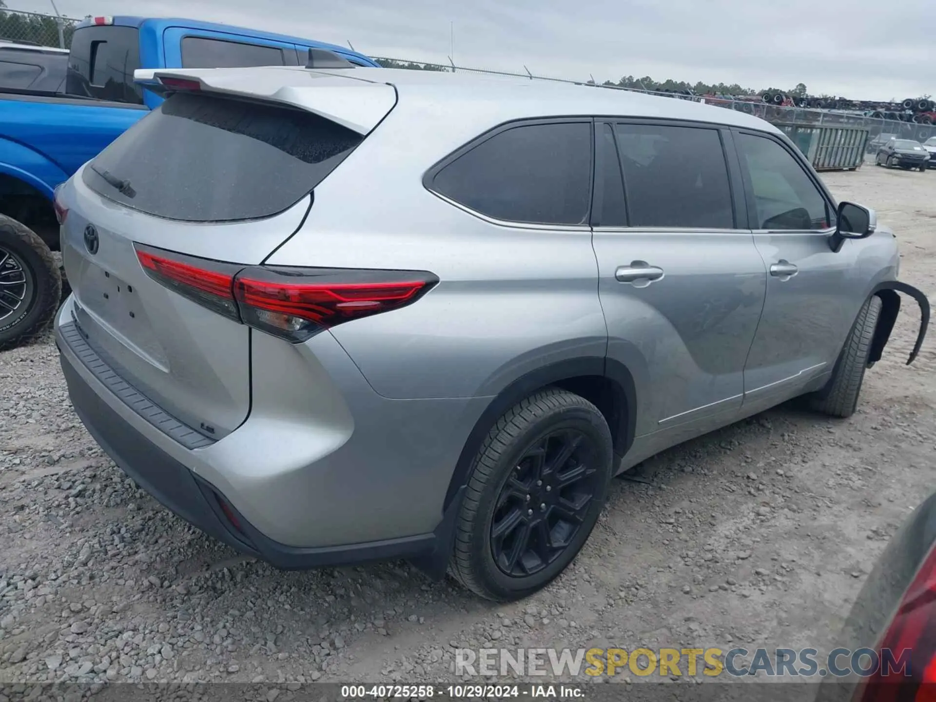 4 fotografías del automóvil dañado 5TDKDRAH9PS023273 TOYOTA HIGHLANDER 2023
