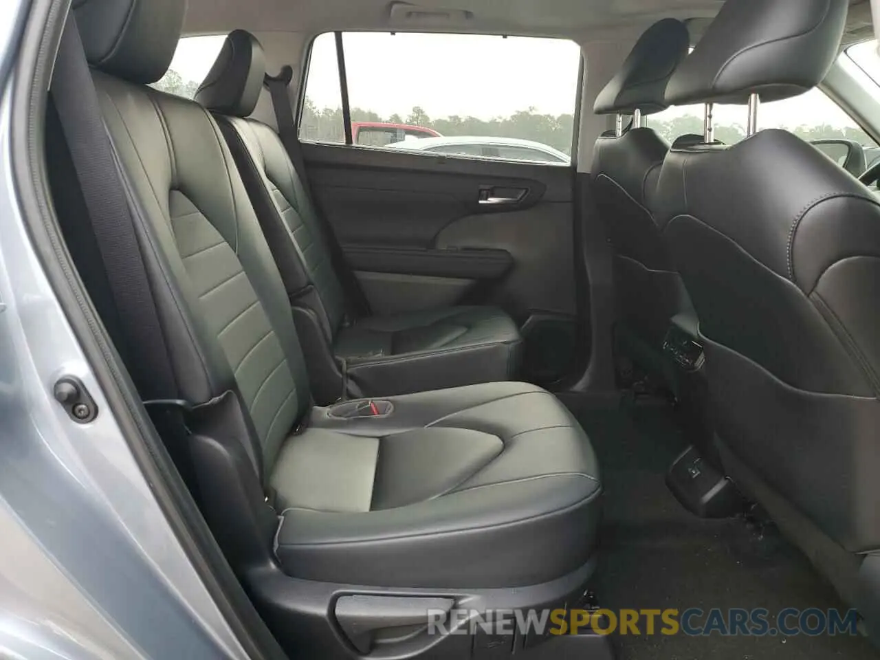 11 fotografías del automóvil dañado 5TDKDRAH9PS034628 TOYOTA HIGHLANDER 2023