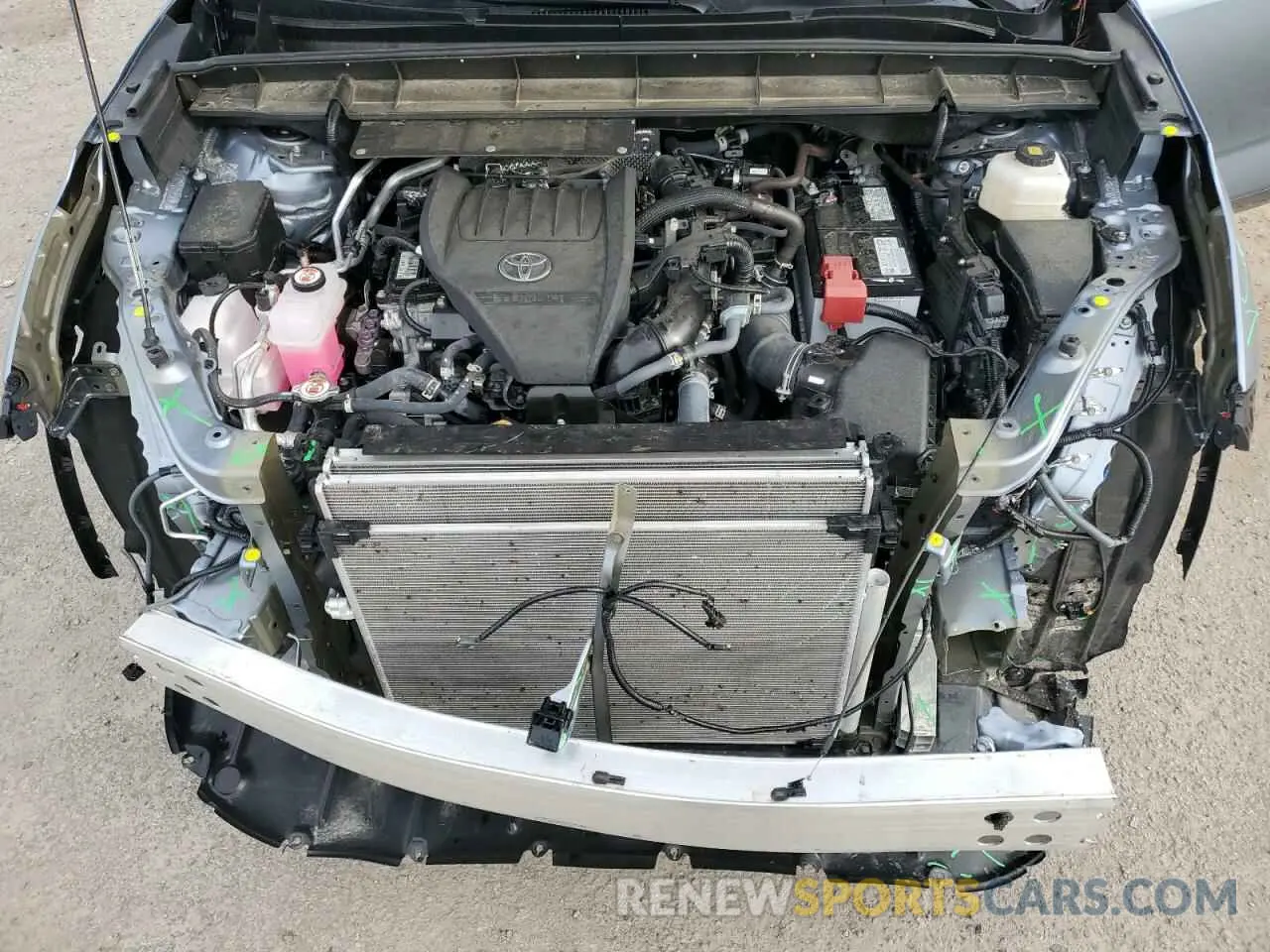 12 fotografías del automóvil dañado 5TDKDRAH9PS034628 TOYOTA HIGHLANDER 2023