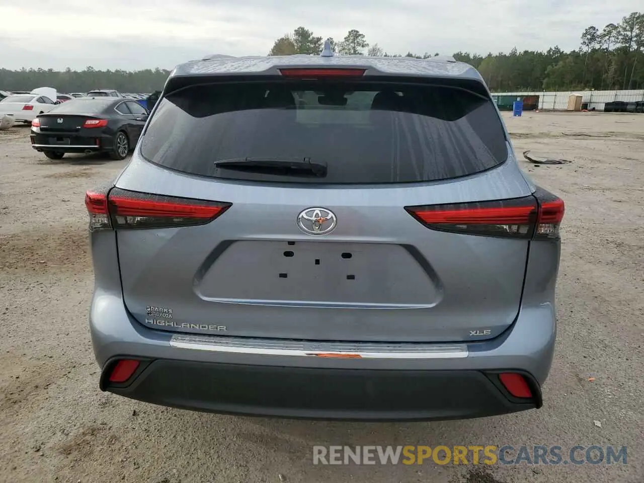 6 fotografías del automóvil dañado 5TDKDRAH9PS034628 TOYOTA HIGHLANDER 2023