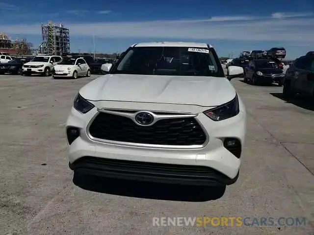 11 fotografías del automóvil dañado 5TDKDRAH9PS042678 TOYOTA HIGHLANDER 2023