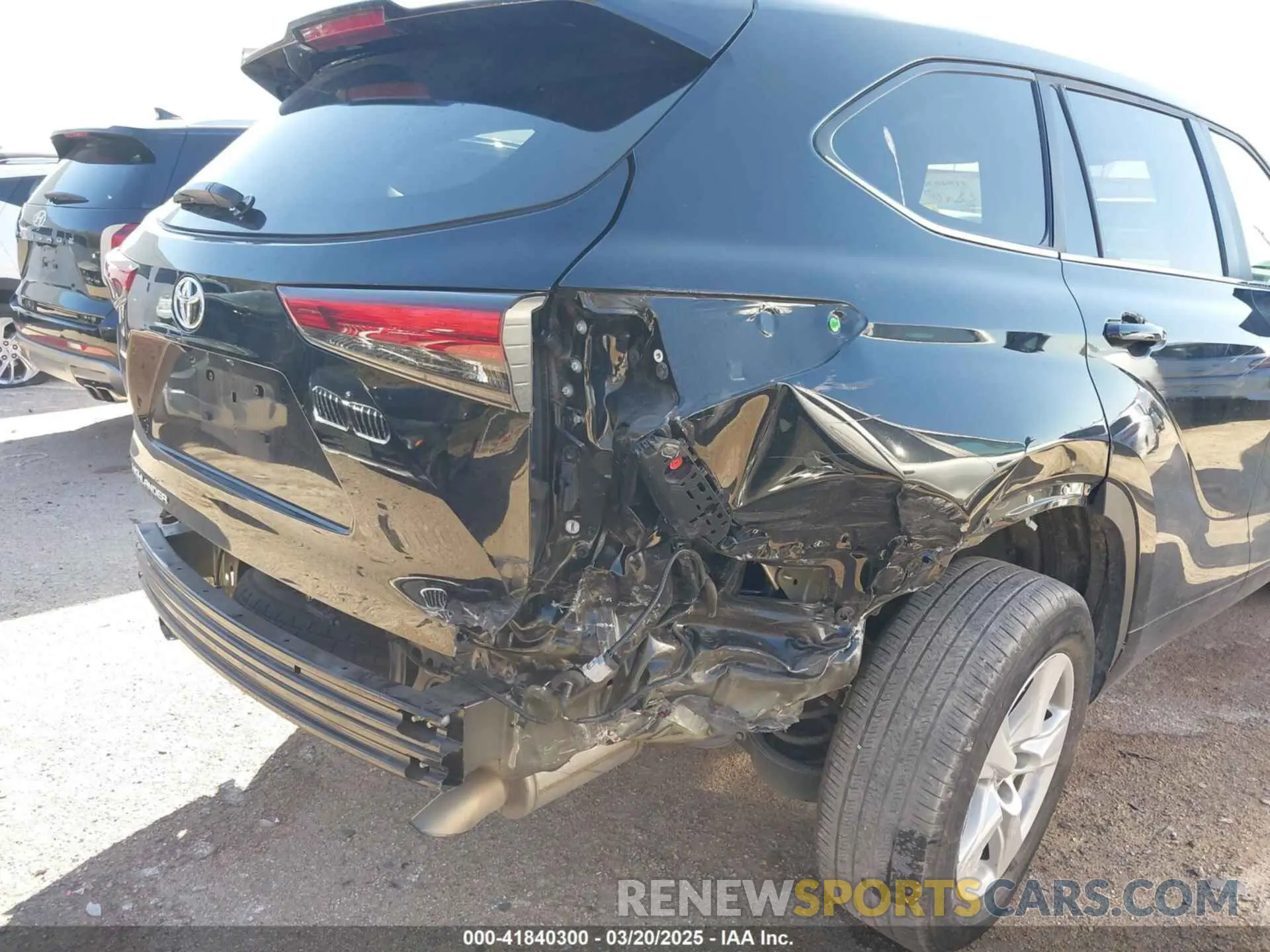 6 fotografías del automóvil dañado 5TDKDRAH9PS046701 TOYOTA HIGHLANDER 2023