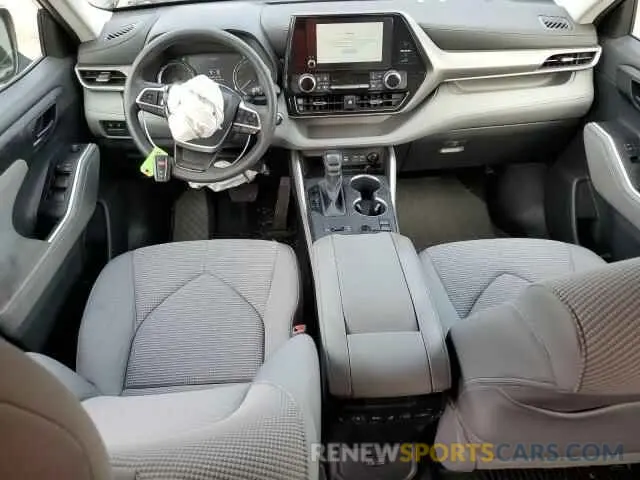 8 fotografías del automóvil dañado 5TDKDRAH9PS523109 TOYOTA HIGHLANDER 2023