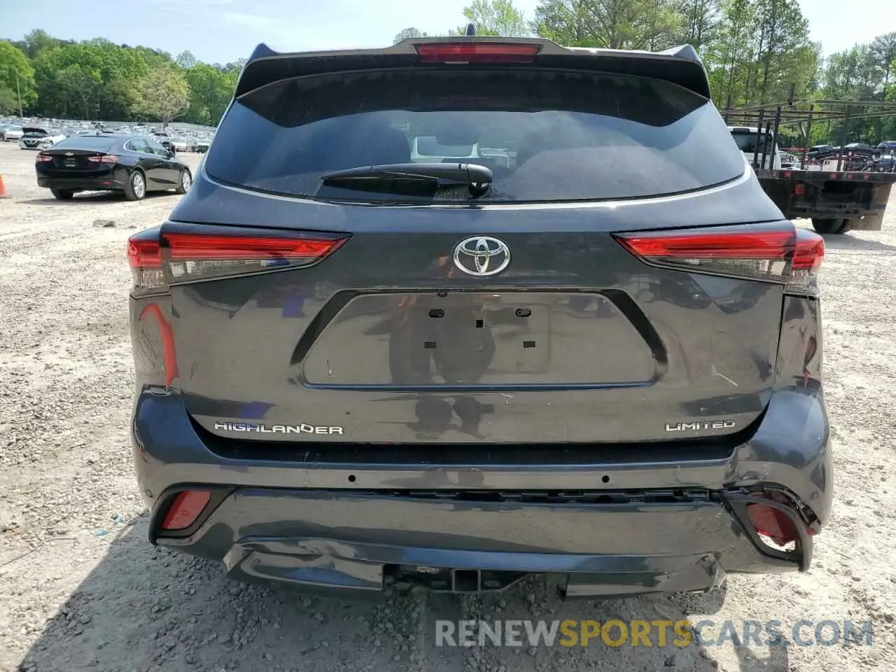 6 fotografías del automóvil dañado 5TDKDRAHXPS006529 TOYOTA HIGHLANDER 2023