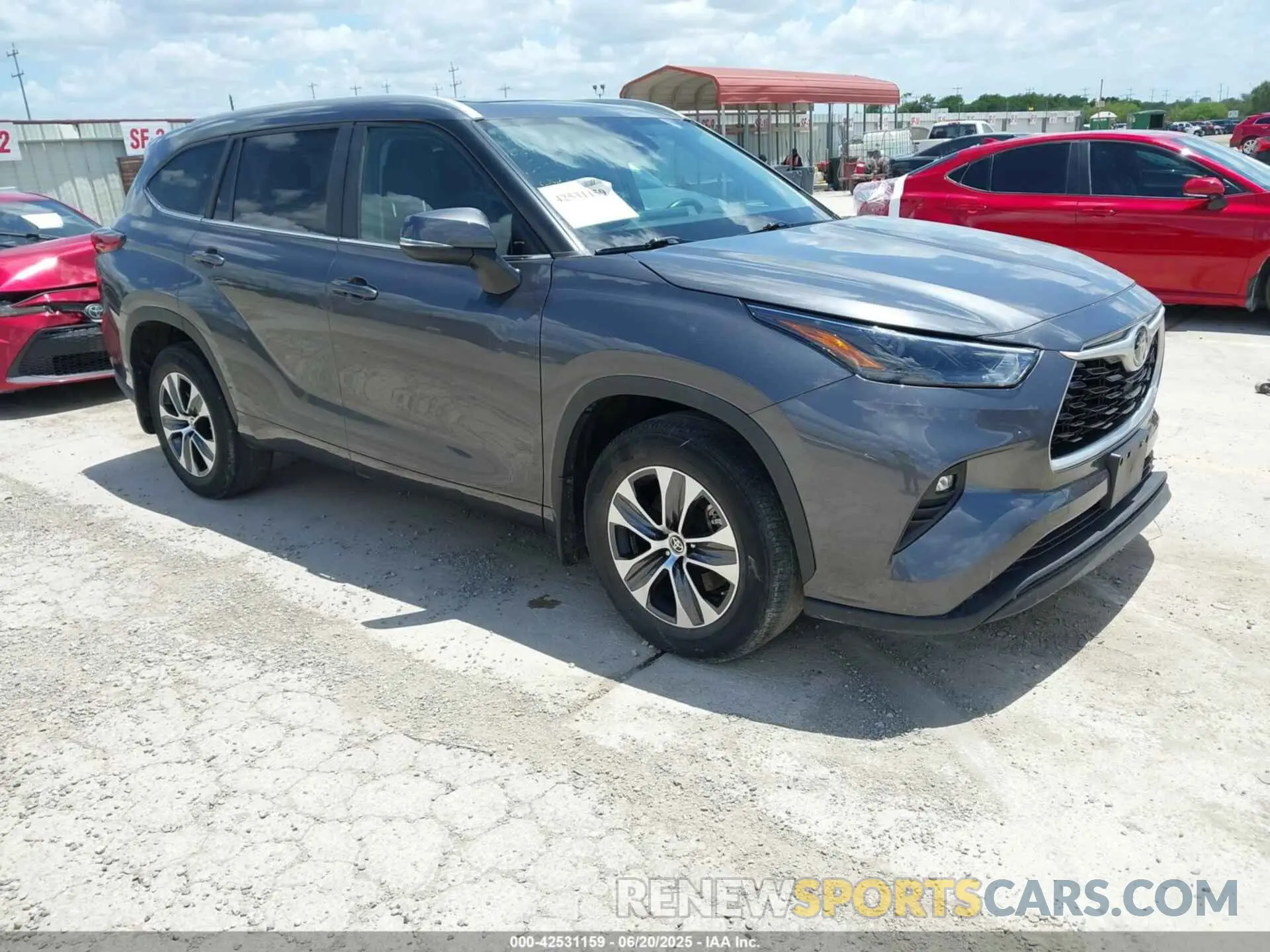 1 fotografías del automóvil dañado 5TDKDRAHXPS007602 TOYOTA HIGHLANDER 2023