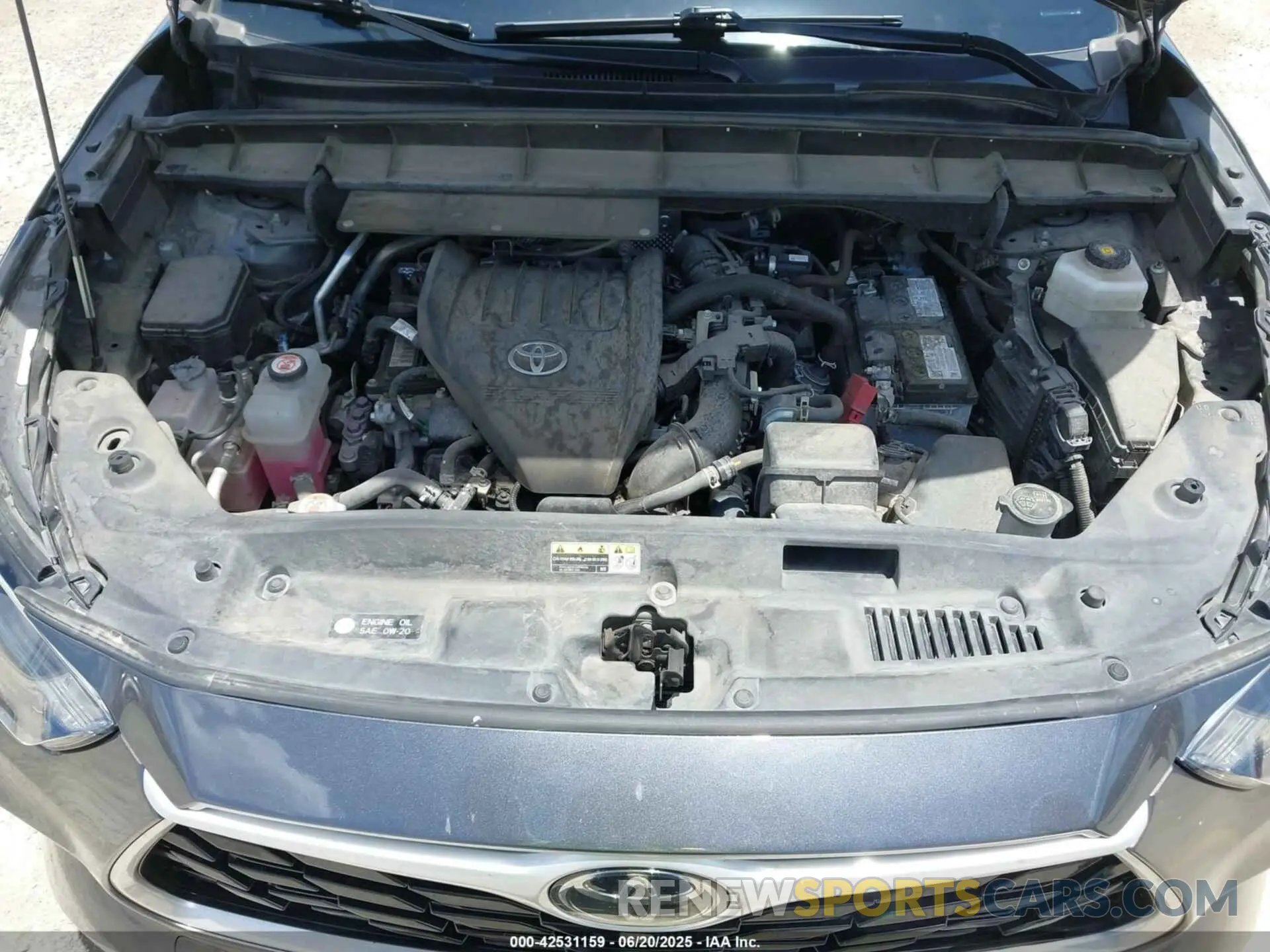 10 fotografías del automóvil dañado 5TDKDRAHXPS007602 TOYOTA HIGHLANDER 2023