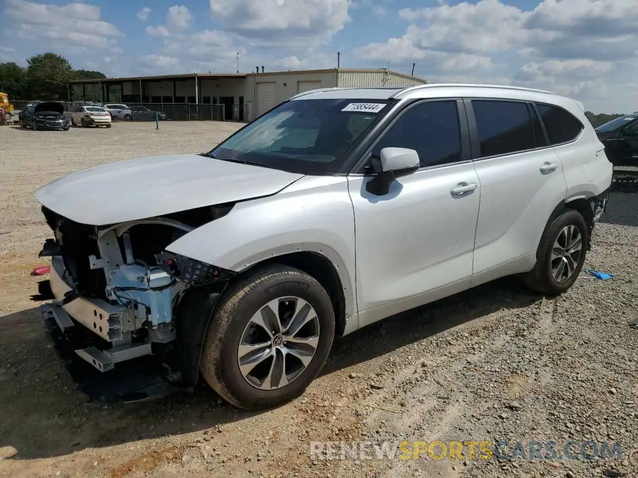 1 fotografías del automóvil dañado 5TDKDRAHXPS012265 TOYOTA HIGHLANDER 2023