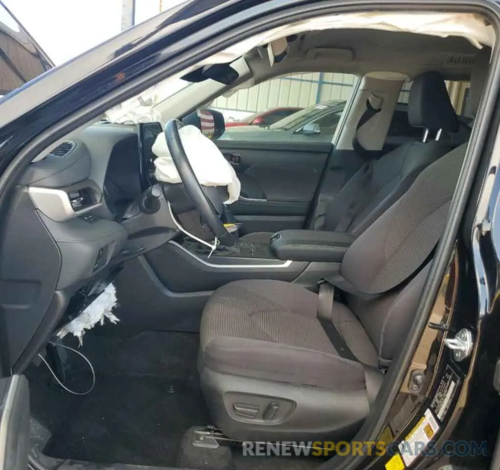 7 fotografías del automóvil dañado 5TDKDRAHXPS039806 TOYOTA HIGHLANDER 2023