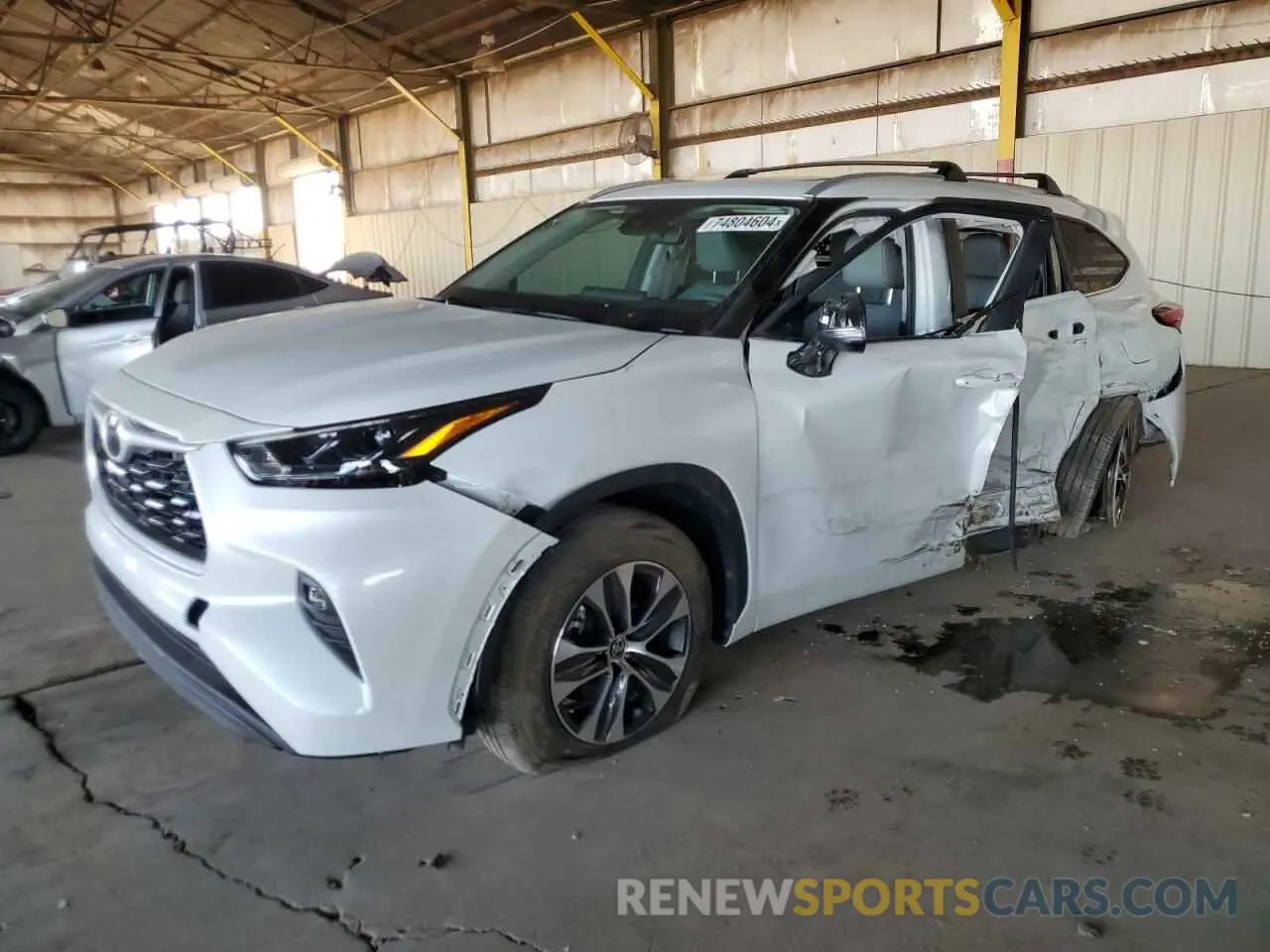 1 fotografías del automóvil dañado 5TDKDRAHXPS042298 TOYOTA HIGHLANDER 2023