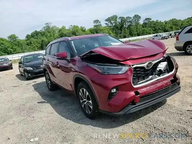 11 fotografías del automóvil dañado 5TDKDRAHXPS043533 TOYOTA HIGHLANDER 2023