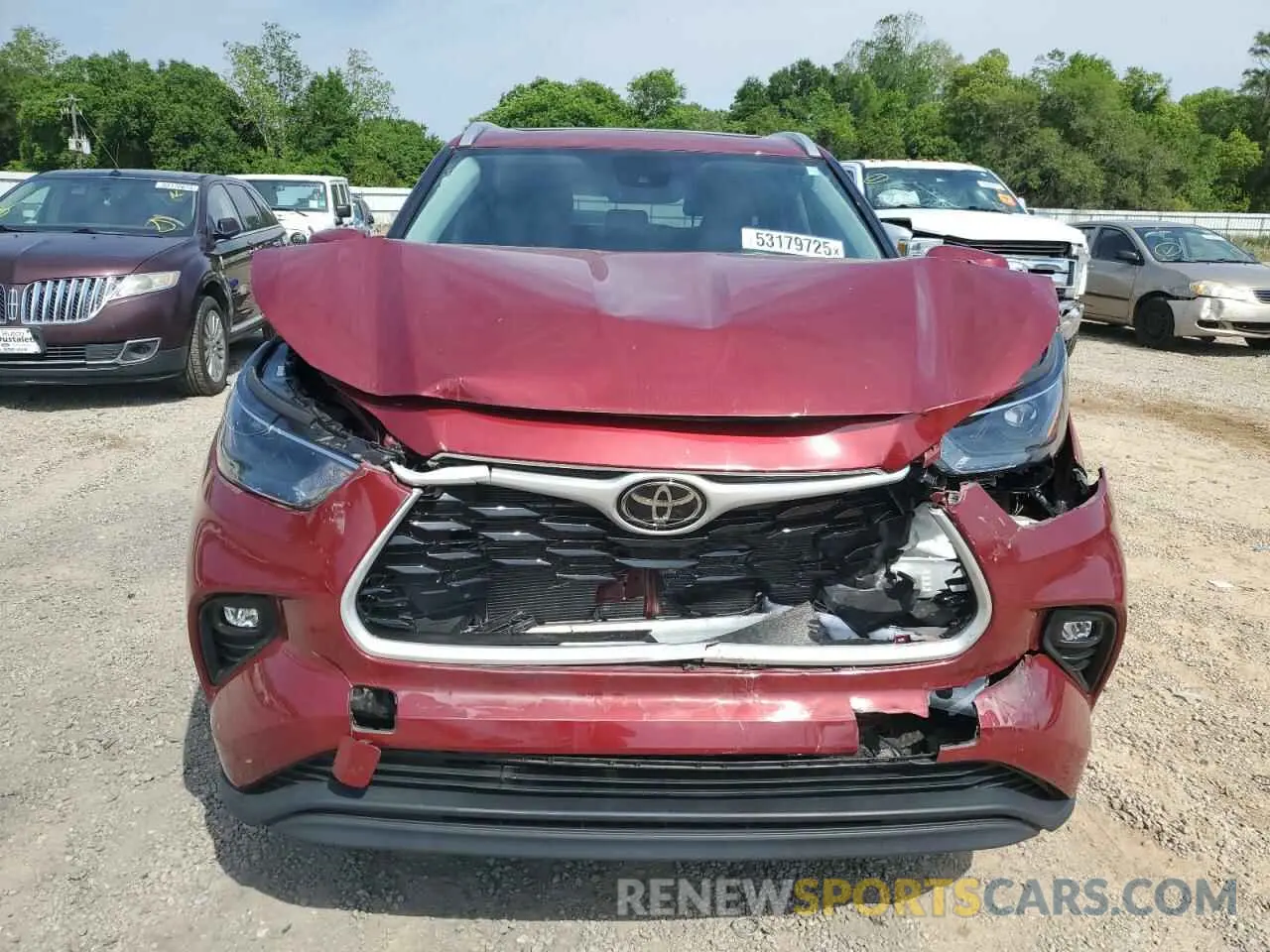 5 fotografías del automóvil dañado 5TDKDRAHXPS043533 TOYOTA HIGHLANDER 2023