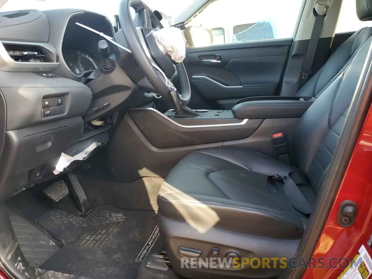 7 fotografías del automóvil dañado 5TDKDRAHXPS043533 TOYOTA HIGHLANDER 2023