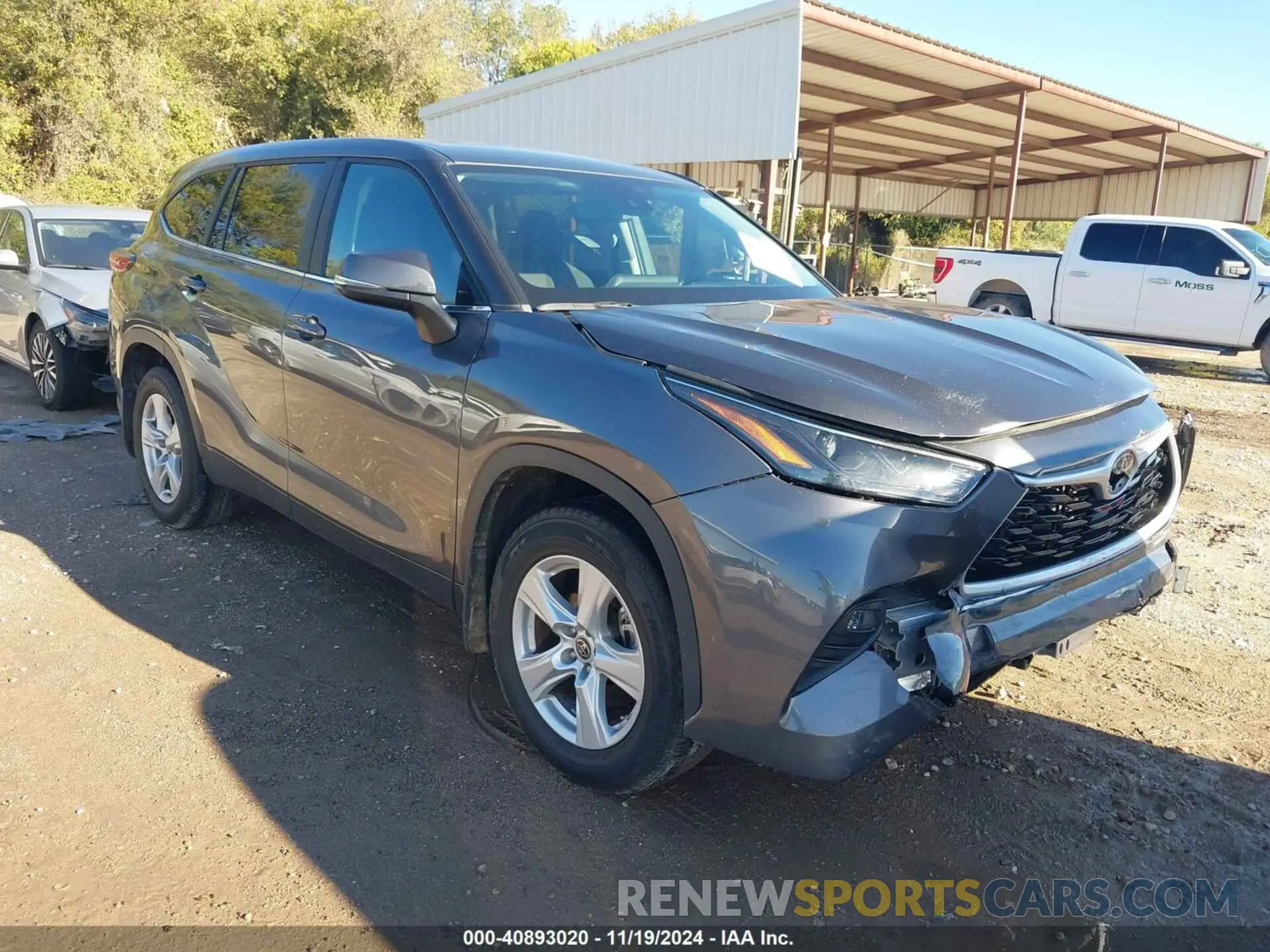 1 fotografías del automóvil dañado 5TDKDRAHXPS508988 TOYOTA HIGHLANDER 2023