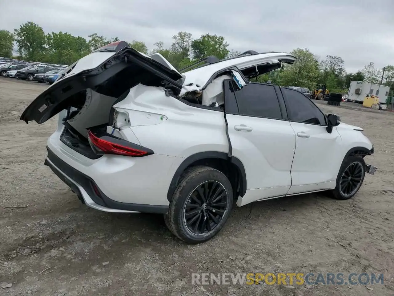 3 fotografías del automóvil dañado 5TDKDRBH0PS002021 TOYOTA HIGHLANDER 2023