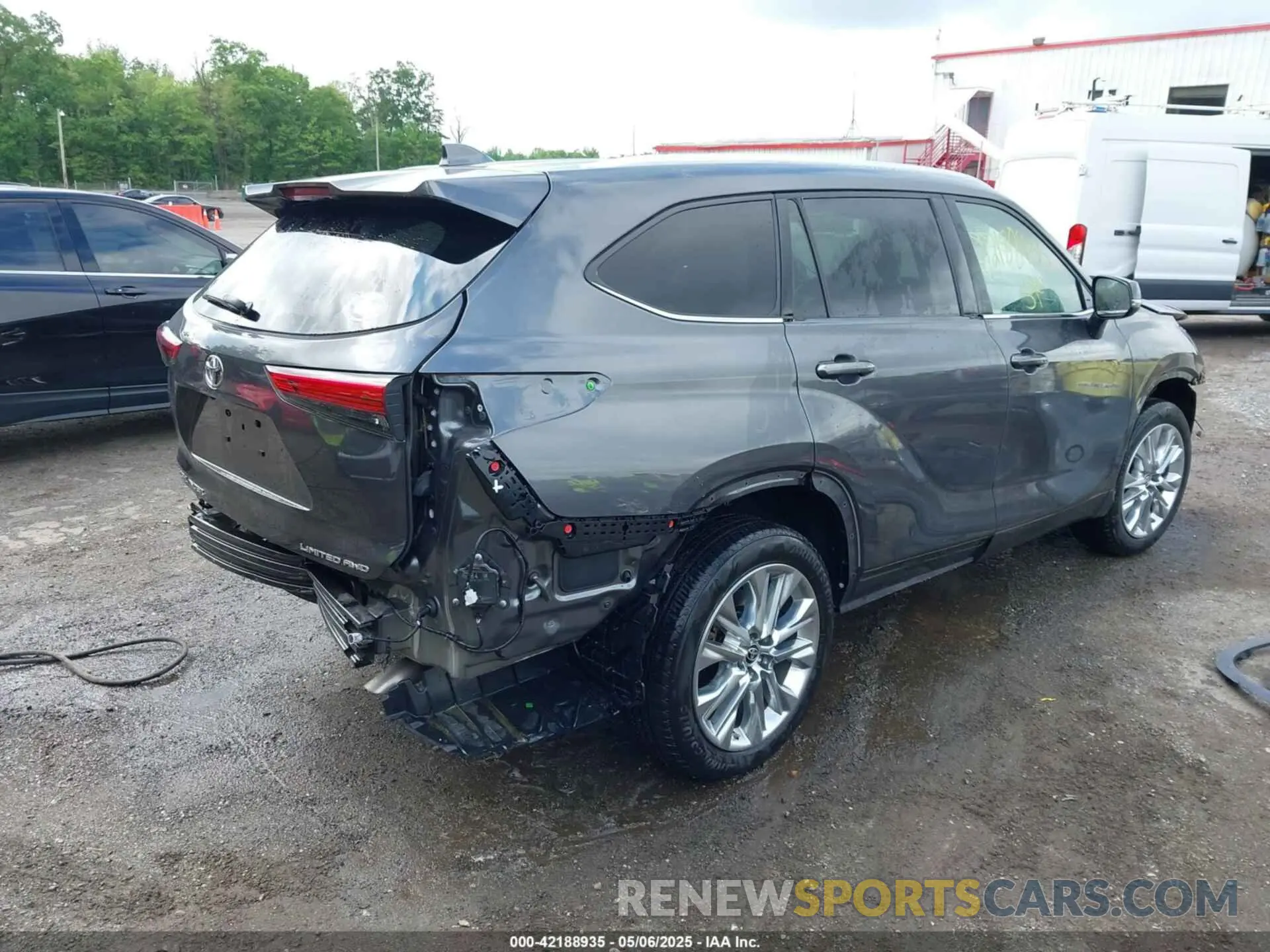 4 fotografías del automóvil dañado 5TDKDRBH0PS006456 TOYOTA HIGHLANDER 2023