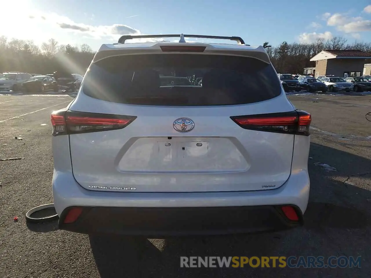 6 fotografías del automóvil dañado 5TDKDRBH0PS037335 TOYOTA HIGHLANDER 2023