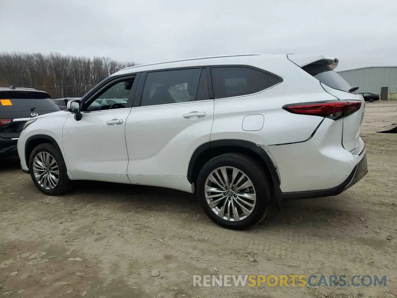 2 fotografías del automóvil dañado 5TDKDRBH0PS047461 TOYOTA HIGHLANDER 2023