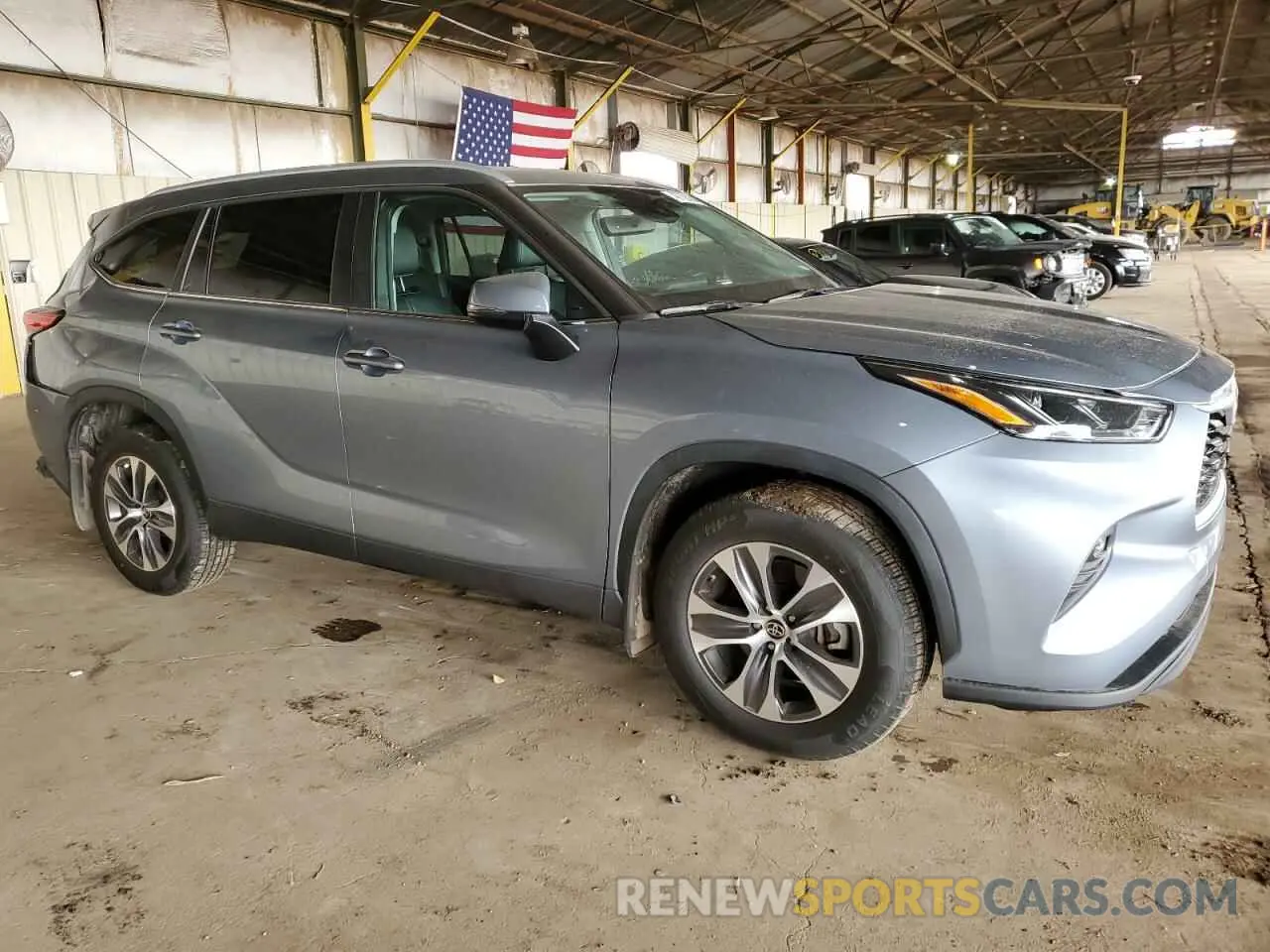 4 fotografías del automóvil dañado 5TDKDRBH0PS502678 TOYOTA HIGHLANDER 2023