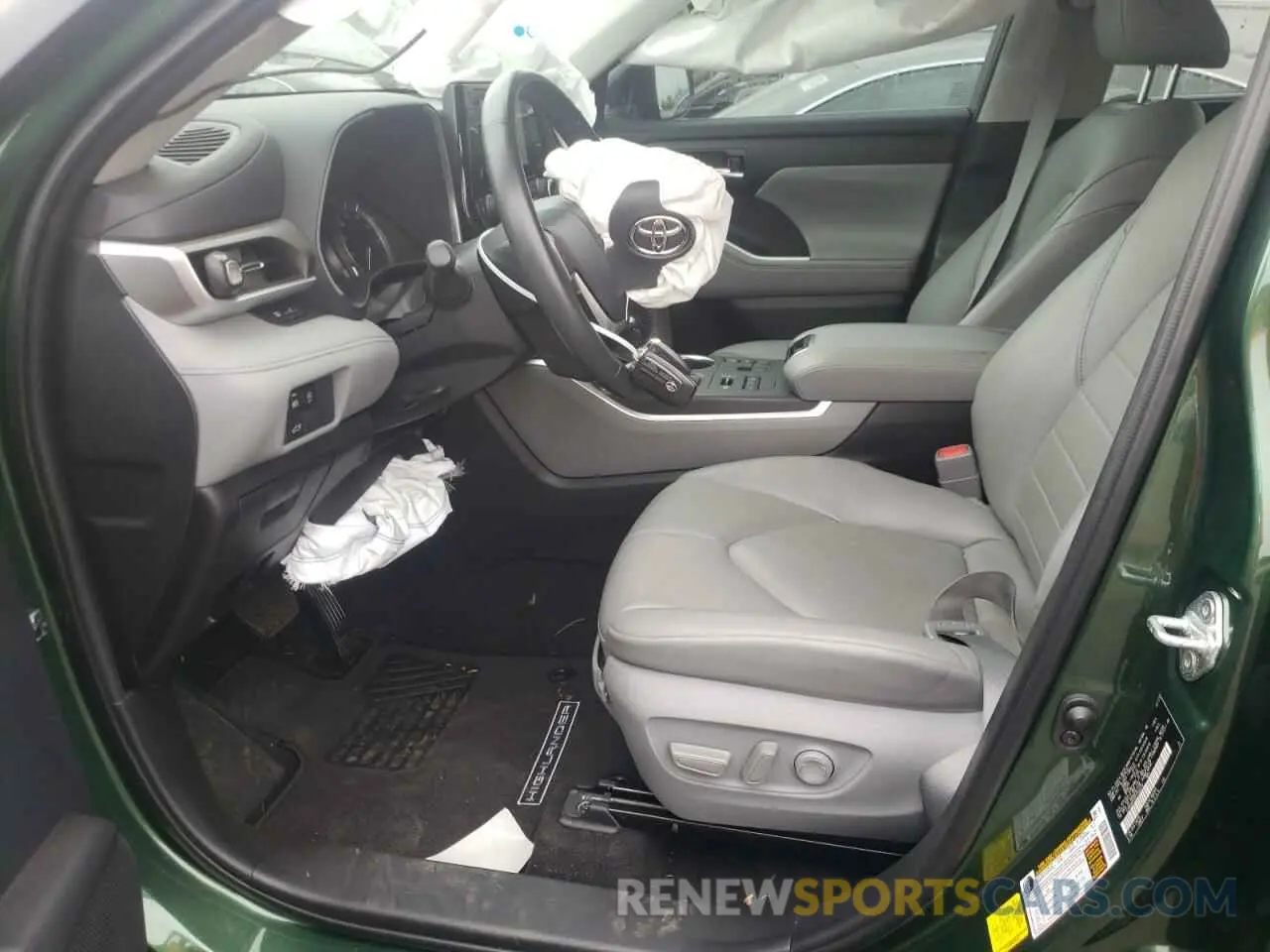 7 fotografías del automóvil dañado 5TDKDRBH0PS504432 TOYOTA HIGHLANDER 2023