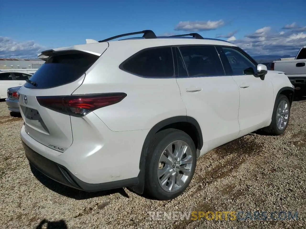 3 fotografías del automóvil dañado 5TDKDRBH0PS515818 TOYOTA HIGHLANDER 2023
