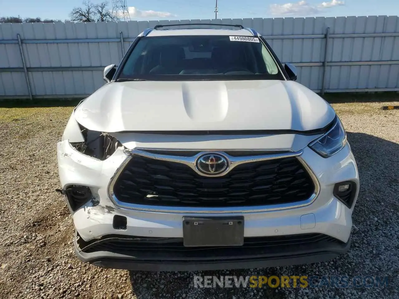 5 fotografías del automóvil dañado 5TDKDRBH0PS515818 TOYOTA HIGHLANDER 2023