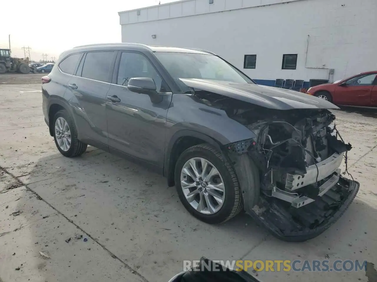 4 fotografías del automóvil dañado 5TDKDRBH0PS520646 TOYOTA HIGHLANDER 2023