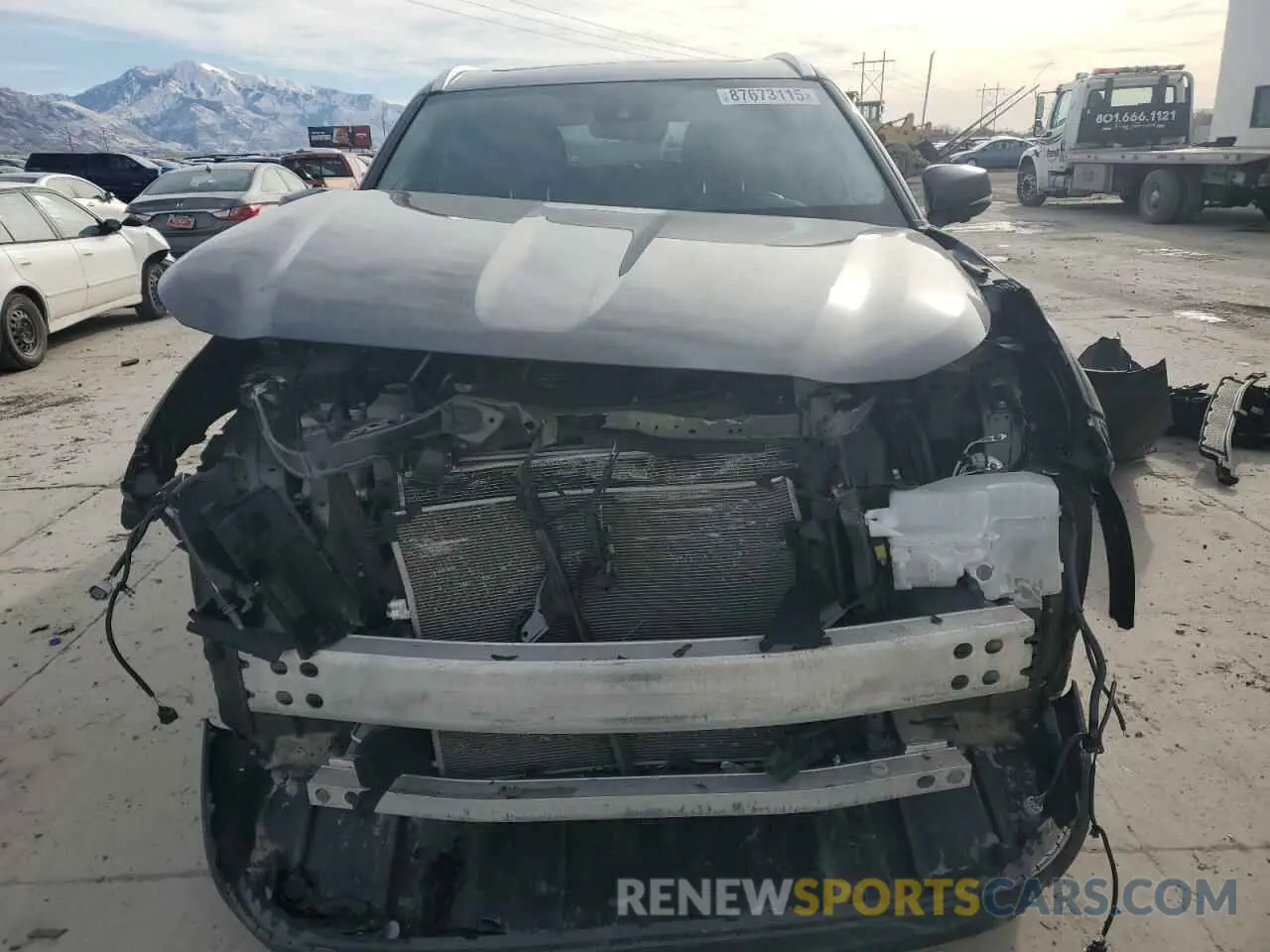 5 fotografías del automóvil dañado 5TDKDRBH0PS520646 TOYOTA HIGHLANDER 2023