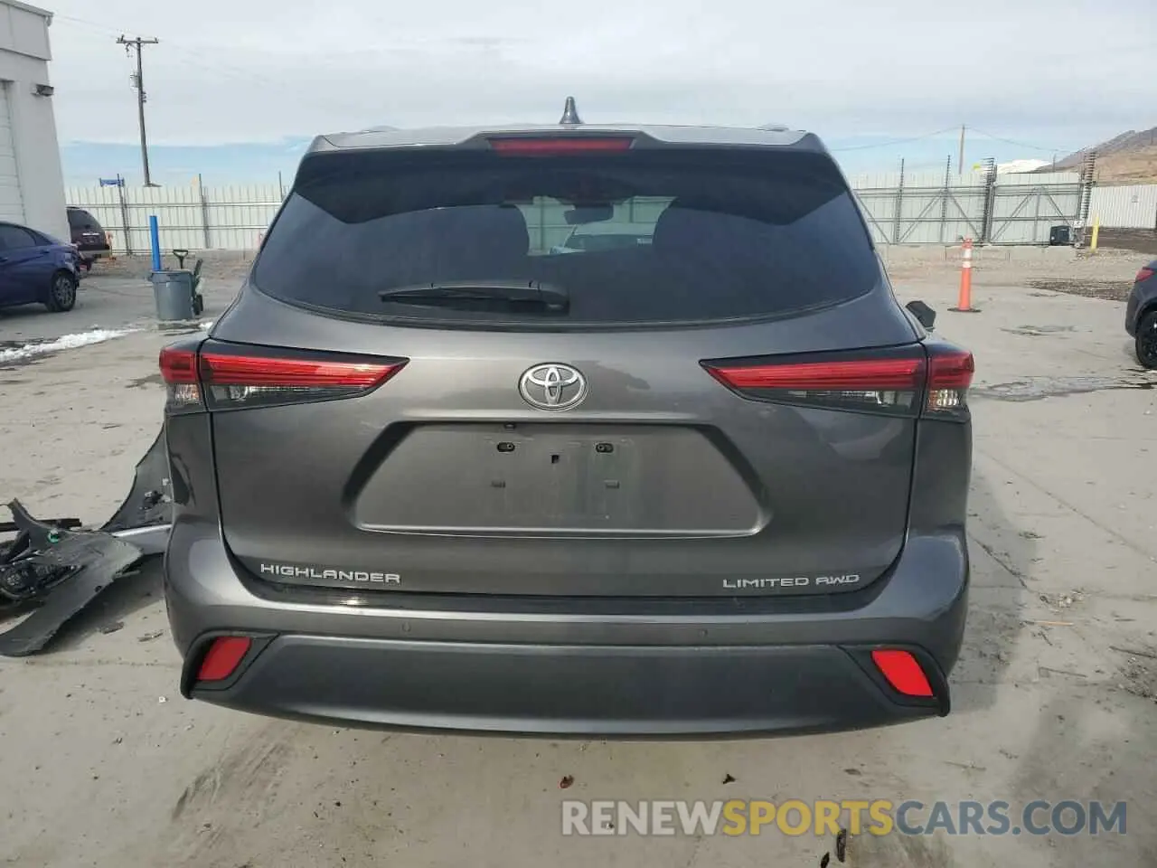 6 fotografías del automóvil dañado 5TDKDRBH0PS520646 TOYOTA HIGHLANDER 2023