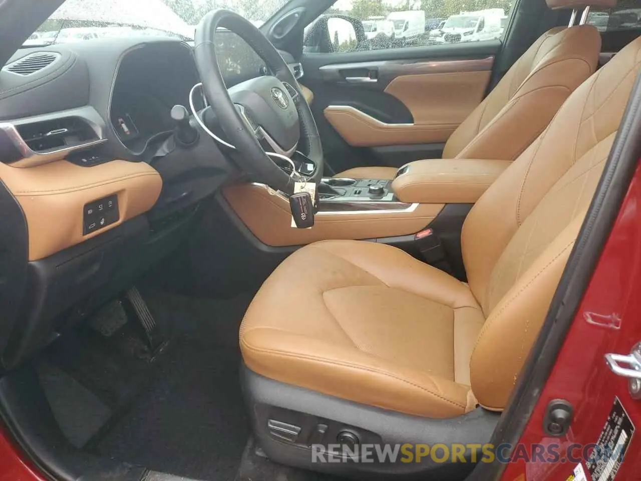 7 fotografías del automóvil dañado 5TDKDRBH1PS040390 TOYOTA HIGHLANDER 2023