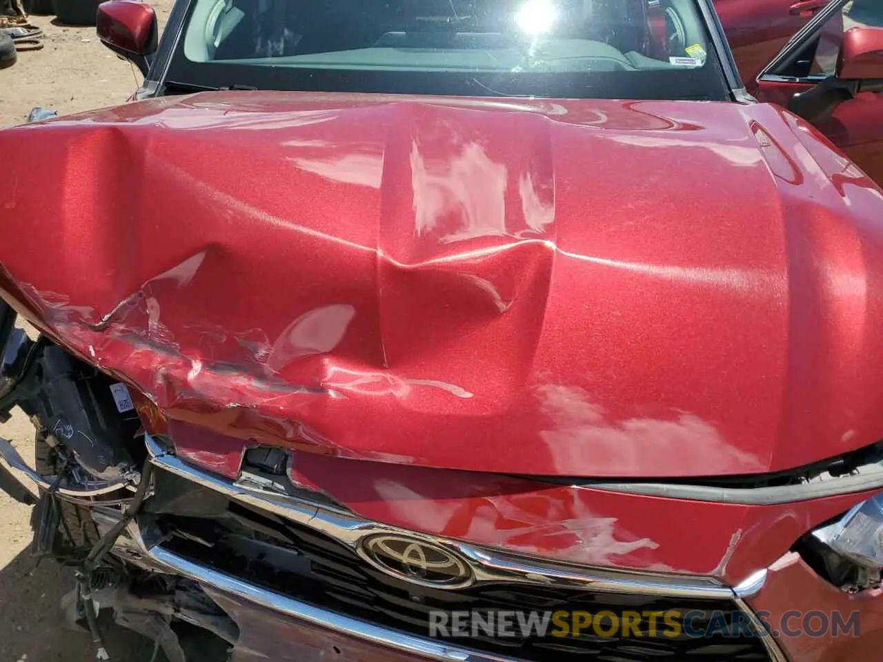 11 fotografías del automóvil dañado 5TDKDRBH1PS041734 TOYOTA HIGHLANDER 2023