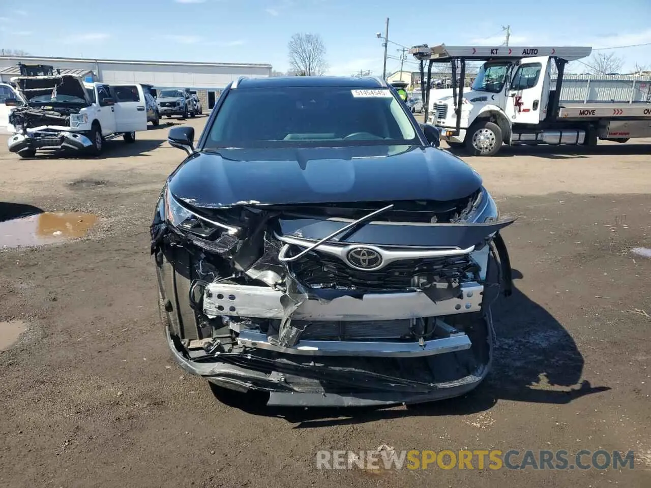 5 fotografías del automóvil dañado 5TDKDRBH1PS527010 TOYOTA HIGHLANDER 2023