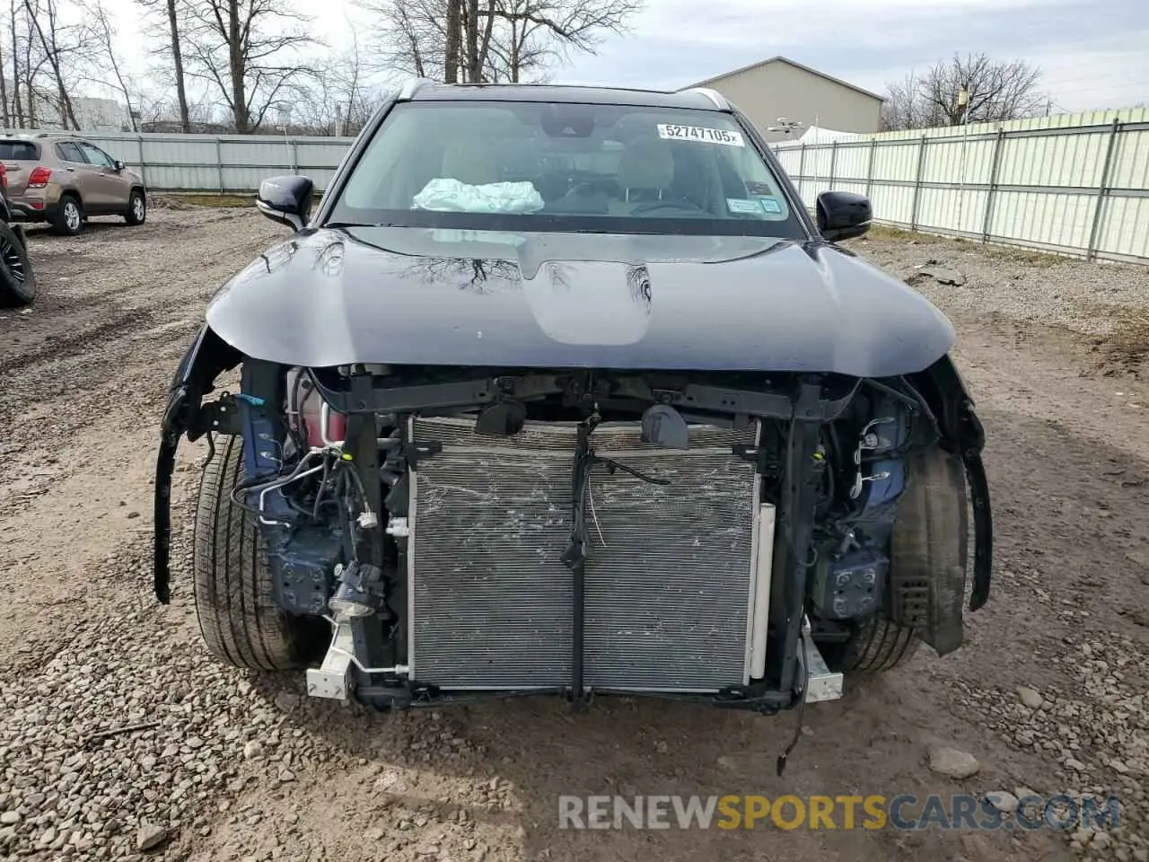 5 fotografías del automóvil dañado 5TDKDRBH2PS000304 TOYOTA HIGHLANDER 2023
