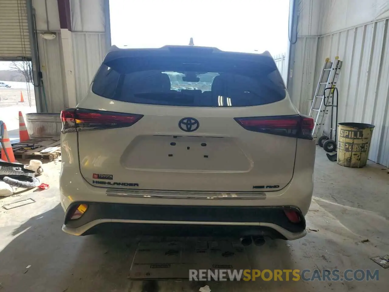 6 fotografías del automóvil dañado 5TDKDRBH2PS009150 TOYOTA HIGHLANDER 2023