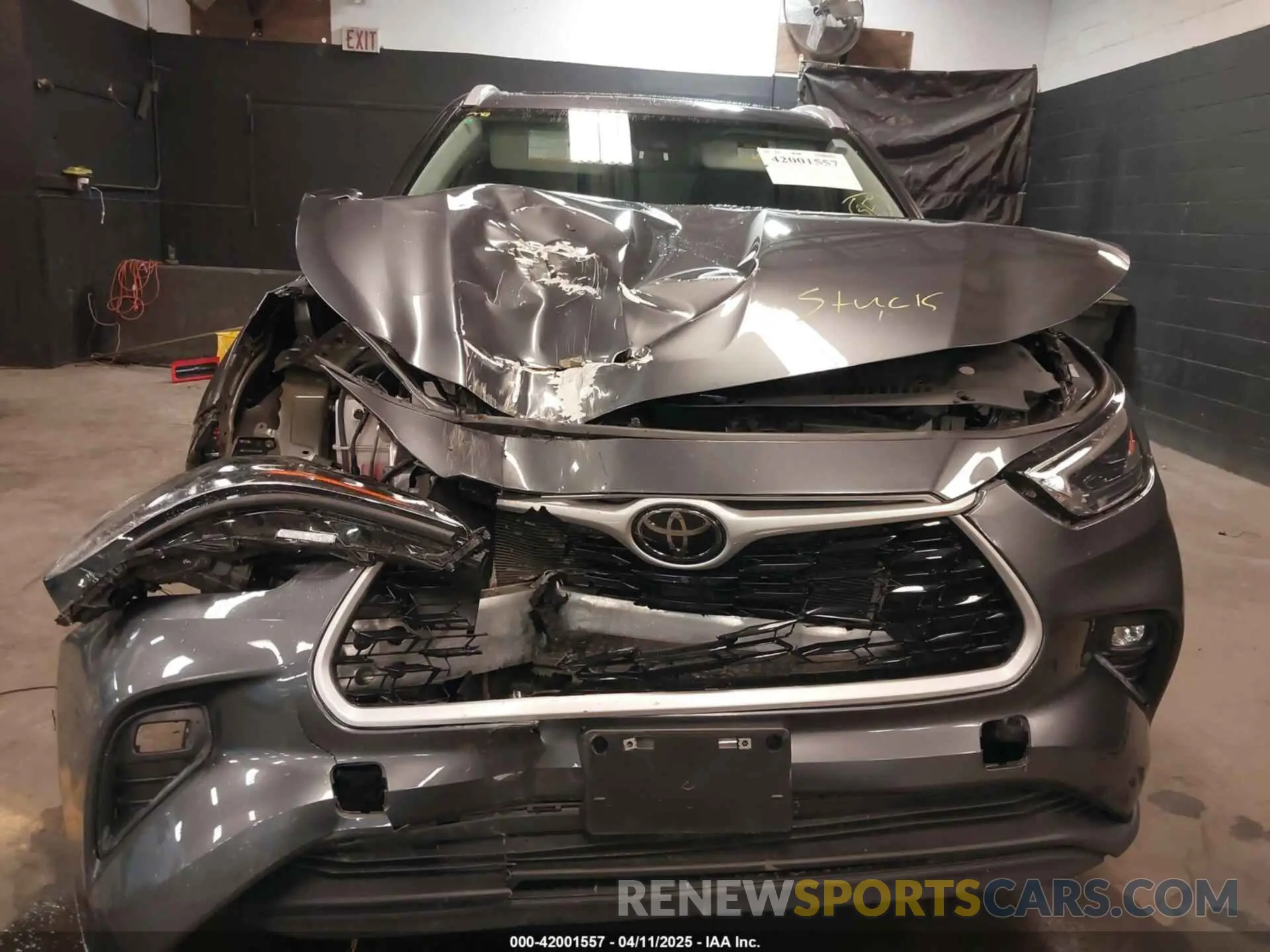 6 fotografías del automóvil dañado 5TDKDRBH2PS022528 TOYOTA HIGHLANDER 2023
