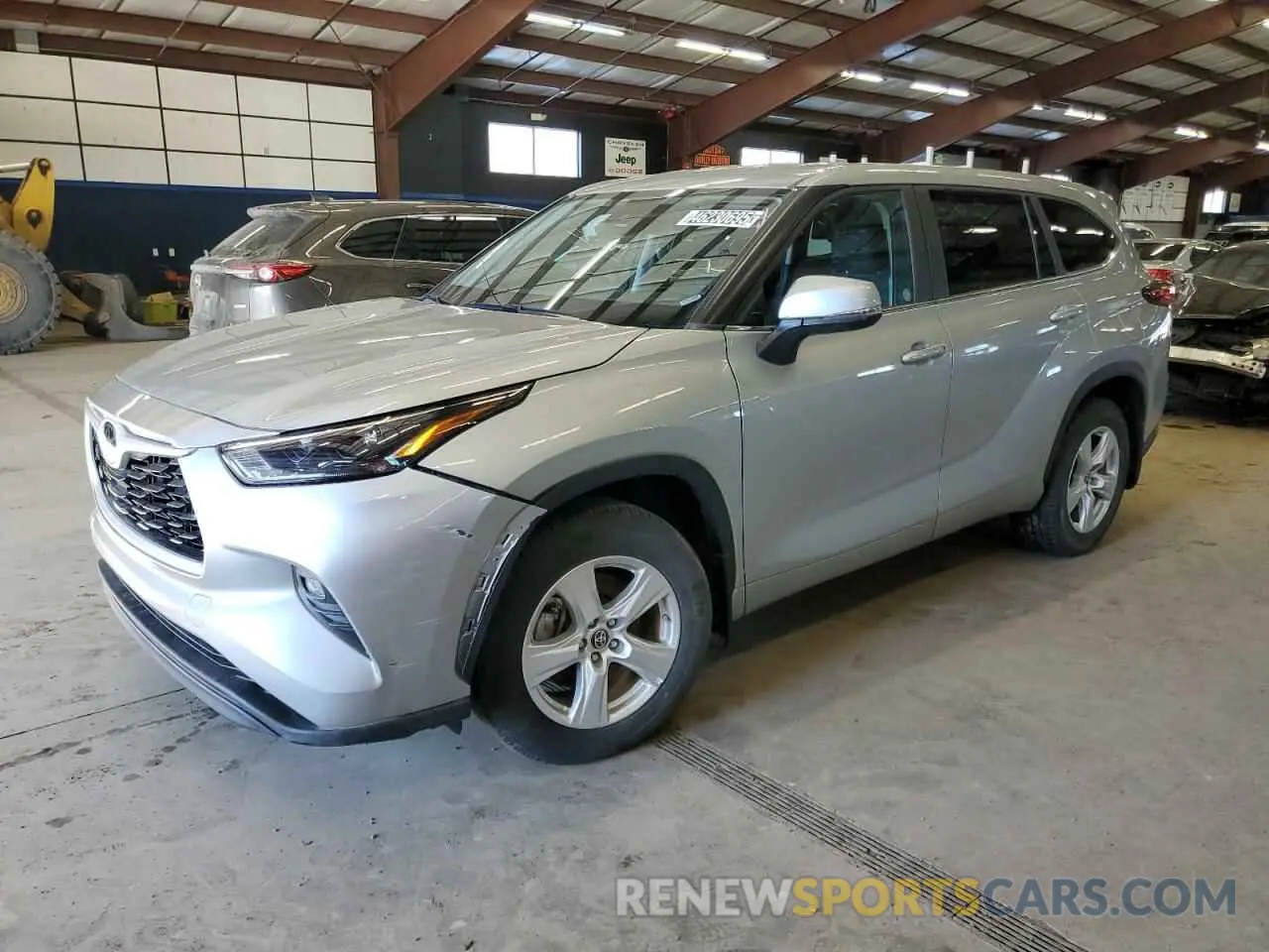 1 fotografías del automóvil dañado 5TDKDRBH2PS028359 TOYOTA HIGHLANDER 2023