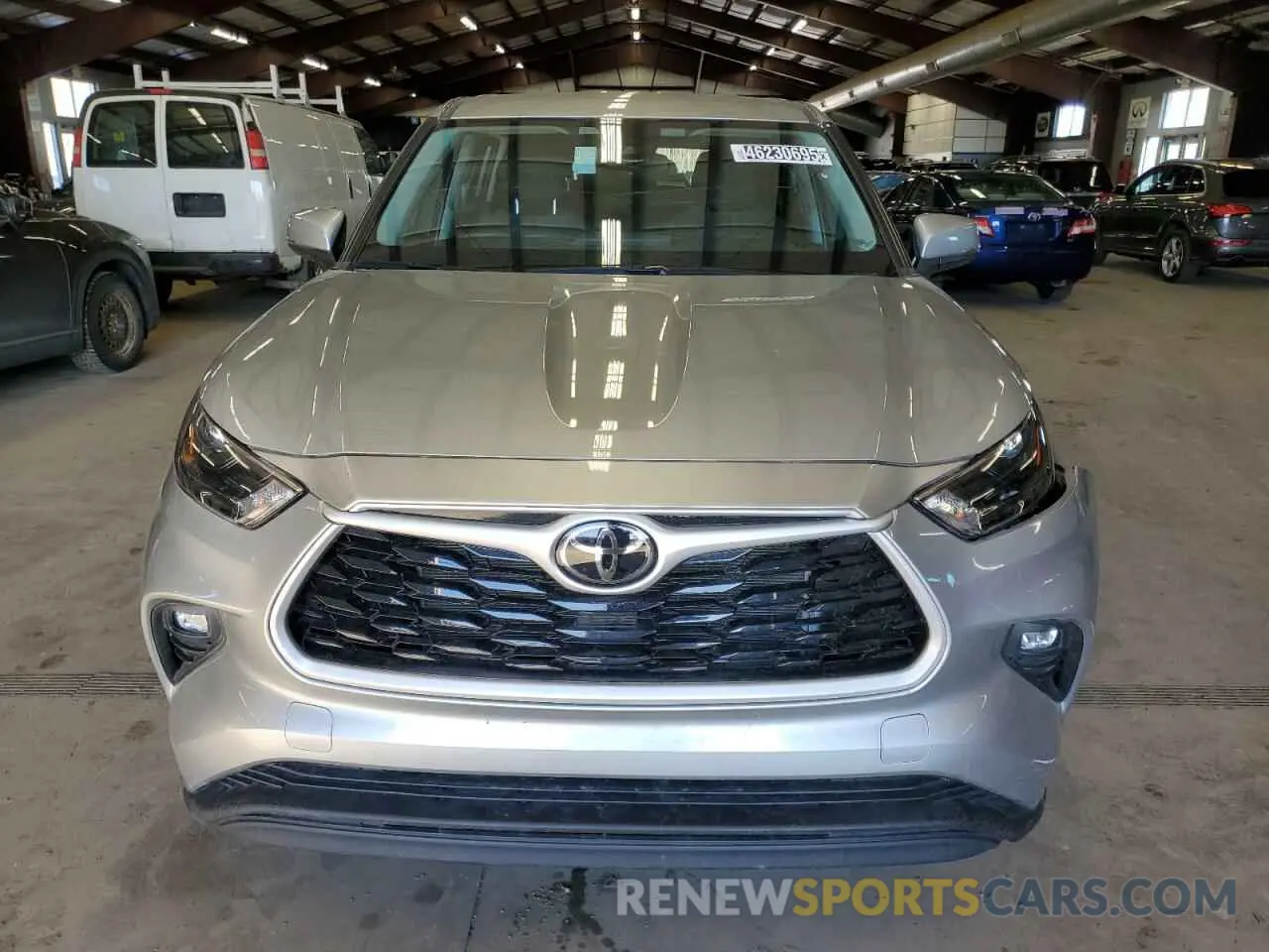 5 fotografías del automóvil dañado 5TDKDRBH2PS028359 TOYOTA HIGHLANDER 2023