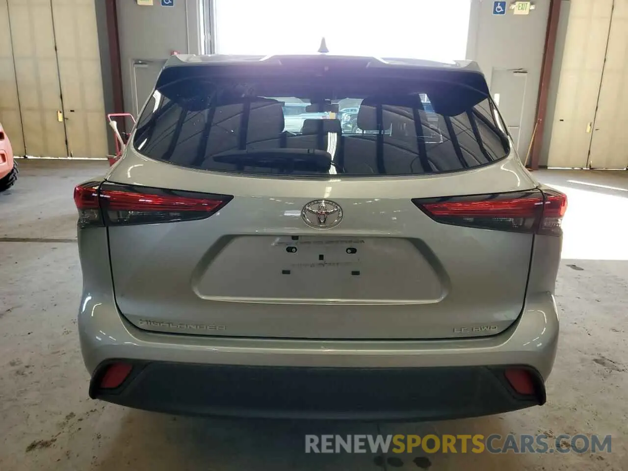 6 fotografías del automóvil dañado 5TDKDRBH2PS028359 TOYOTA HIGHLANDER 2023