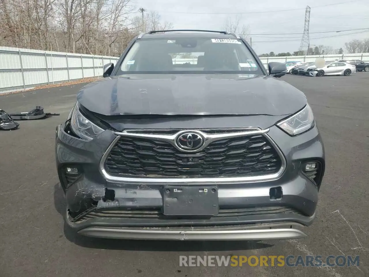5 fotografías del automóvil dañado 5TDKDRBH2PS029544 TOYOTA HIGHLANDER 2023