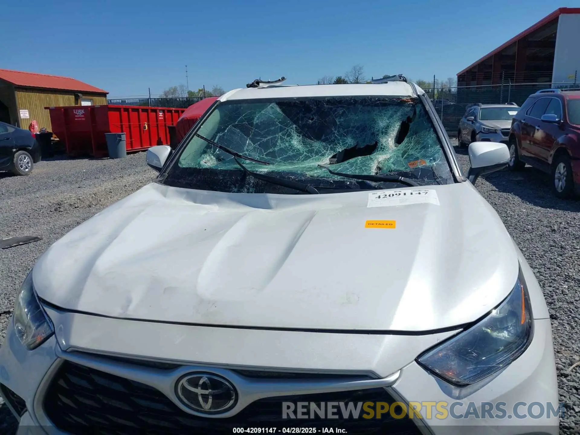 6 fotografías del automóvil dañado 5TDKDRBH2PS041970 TOYOTA HIGHLANDER 2023