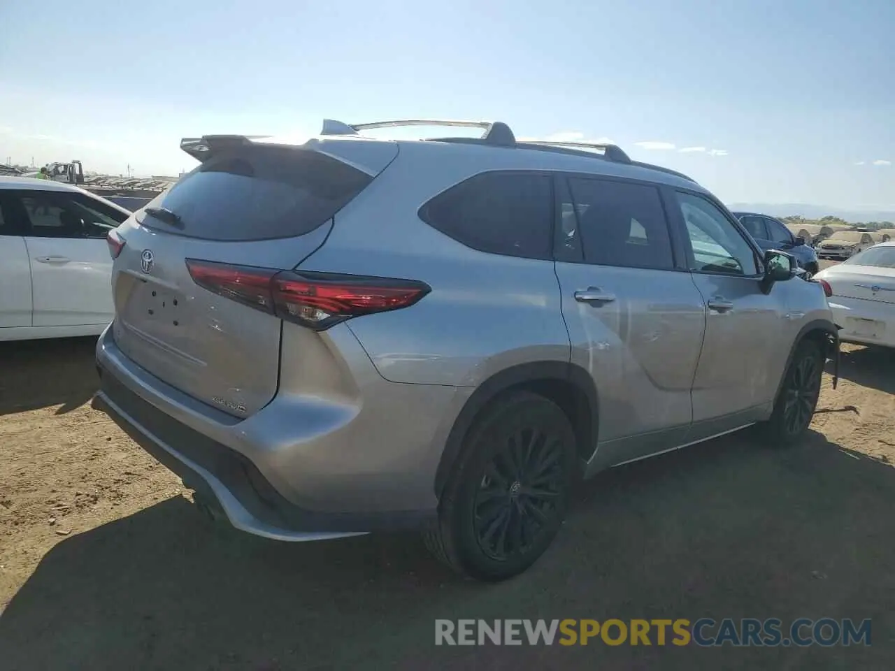 3 fotografías del automóvil dañado 5TDKDRBH2PS525637 TOYOTA HIGHLANDER 2023
