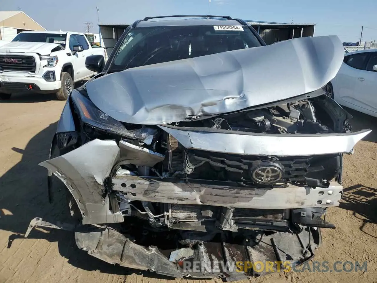 5 fotografías del automóvil dañado 5TDKDRBH2PS525637 TOYOTA HIGHLANDER 2023