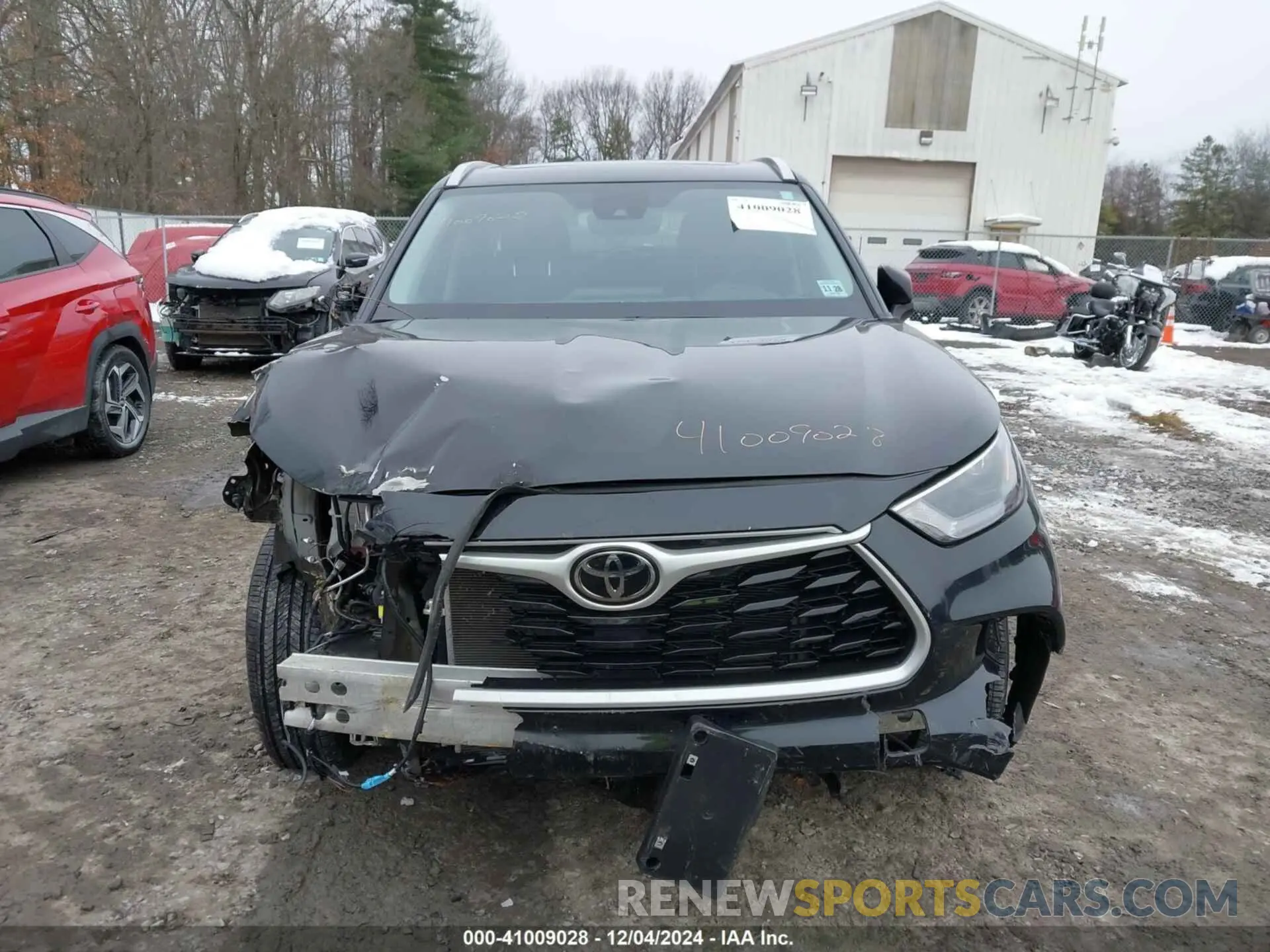 12 fotografías del automóvil dañado 5TDKDRBH2PS527372 TOYOTA HIGHLANDER 2023