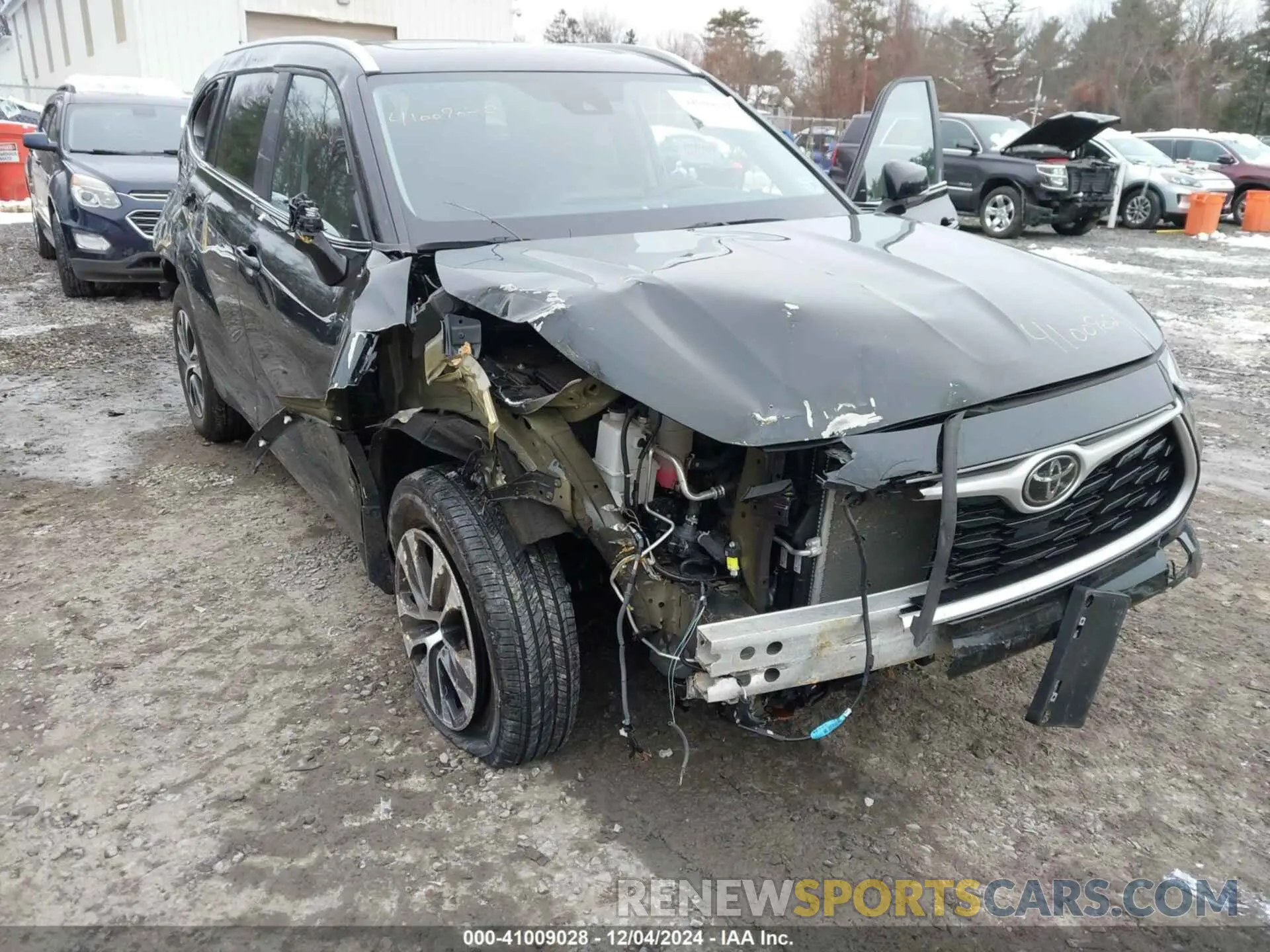 6 fotografías del automóvil dañado 5TDKDRBH2PS527372 TOYOTA HIGHLANDER 2023