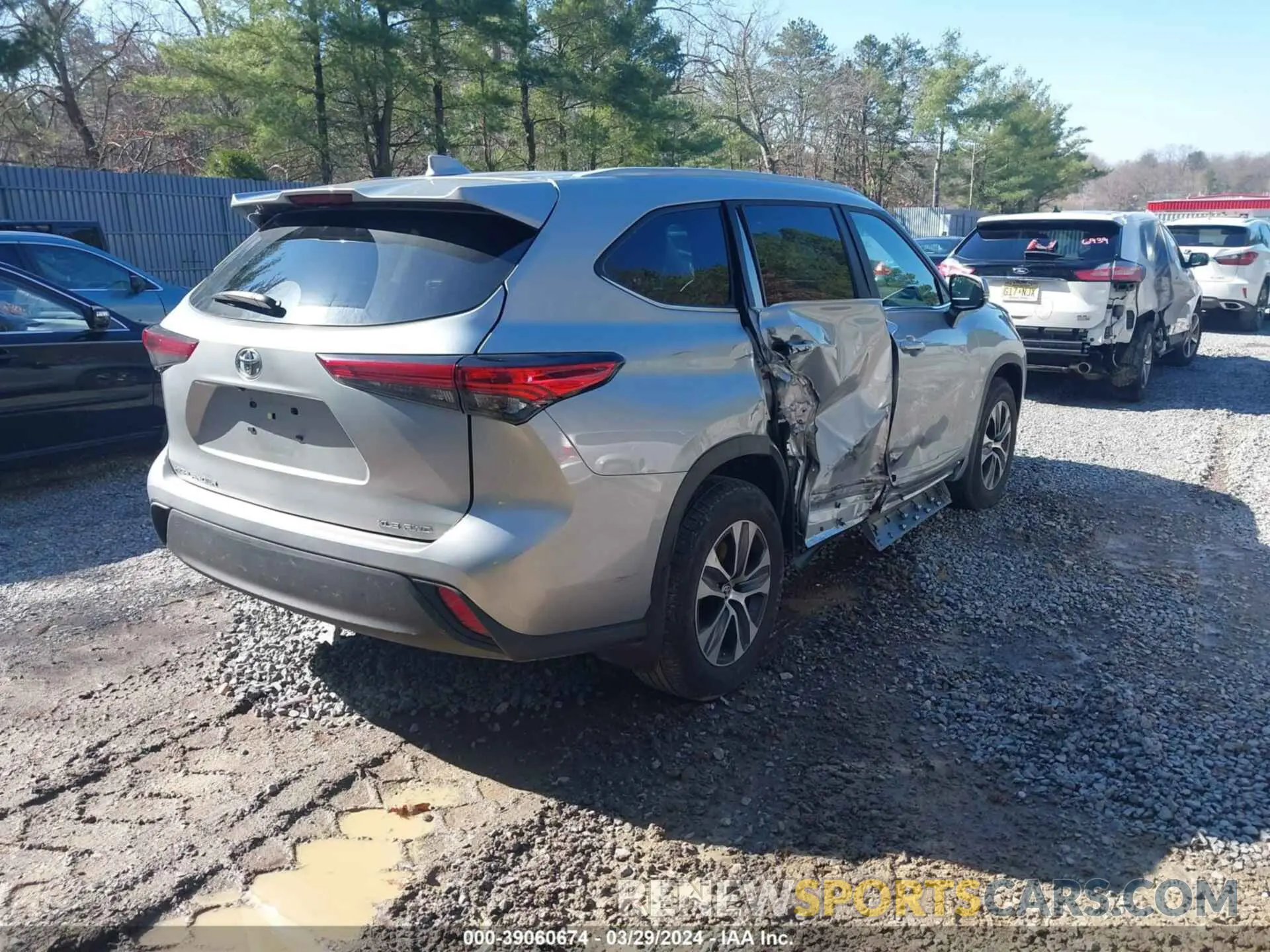 4 fotografías del automóvil dañado 5TDKDRBH3PS019735 TOYOTA HIGHLANDER 2023